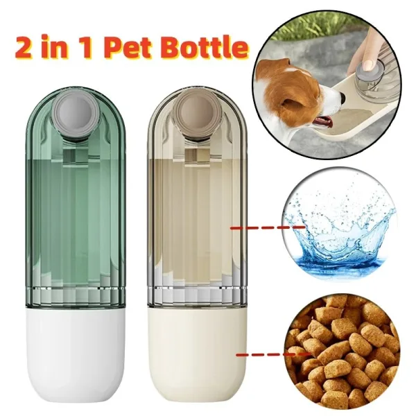Portable Dog Water Cup – Foldable Travel Feeder Bottle