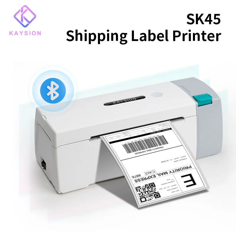 KAYSION
  Thermal Label Printer (4x6): Portable No Ink, WiFi, High Speed