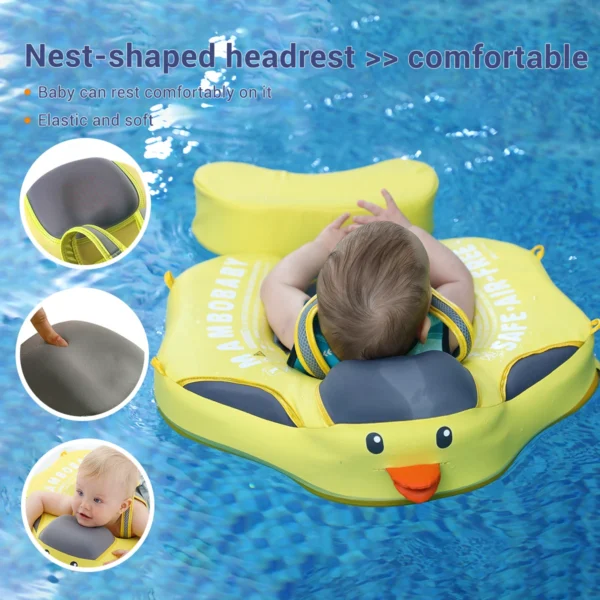 Mambobaby
  Float VIP 3: Non-Inflatable Baby Swim Trainer with Canopy - Image 6