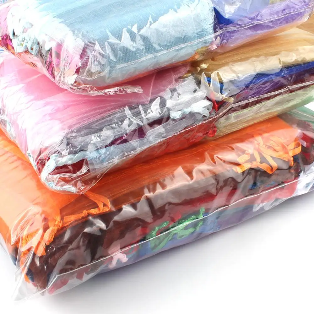 50pc Drawstring Organza Bags: Jewelry, Candy, Wedding Gift Pouches (Multi-Size) 6 50pc Drawstring Organza Bags: Jewelry,
  Candy, Wedding Gift Pouches (Multi-Size) - Image 6