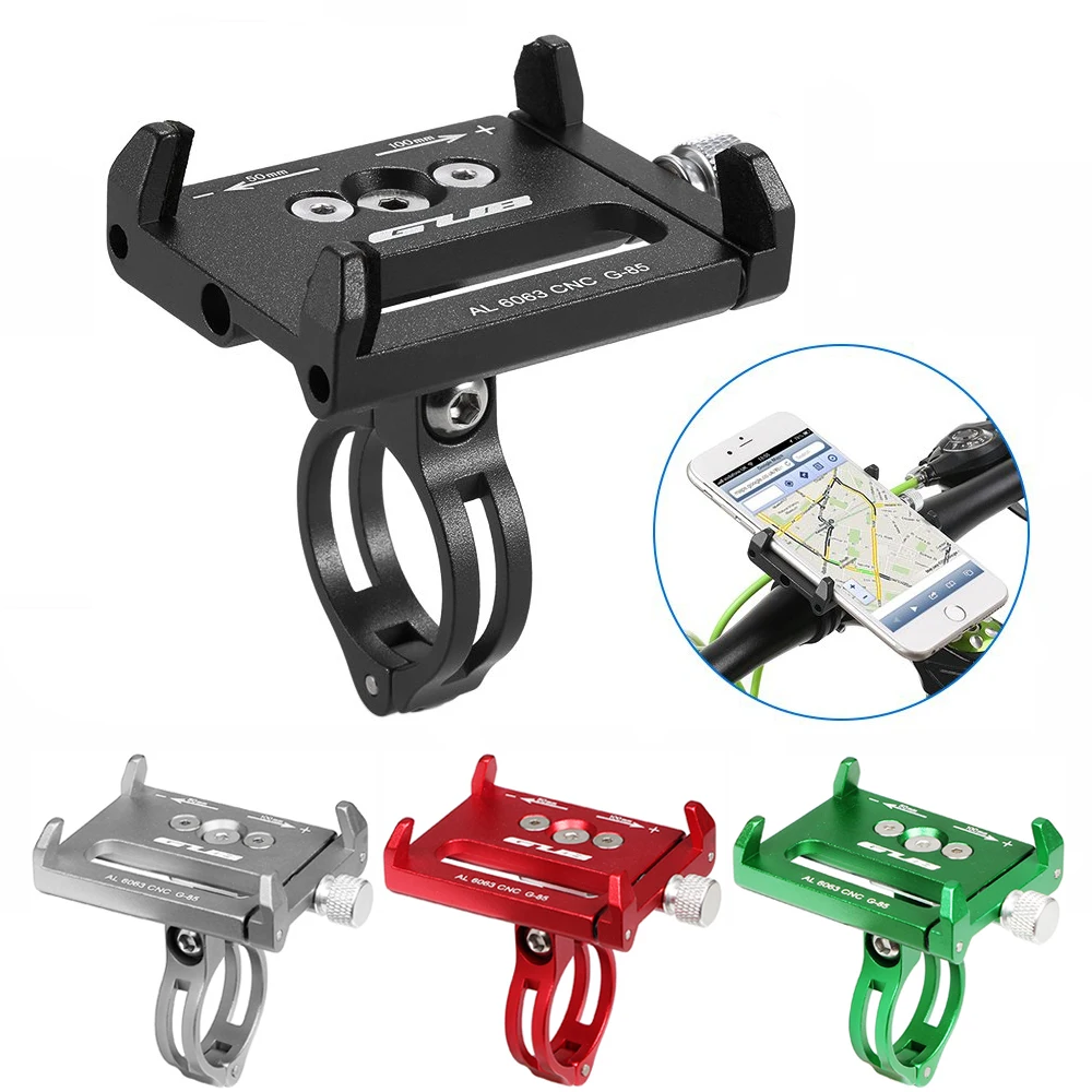 Untoom Aluminum Universal Phone Holder:
  Handlebar Mount for 3.5–6.2” Phone