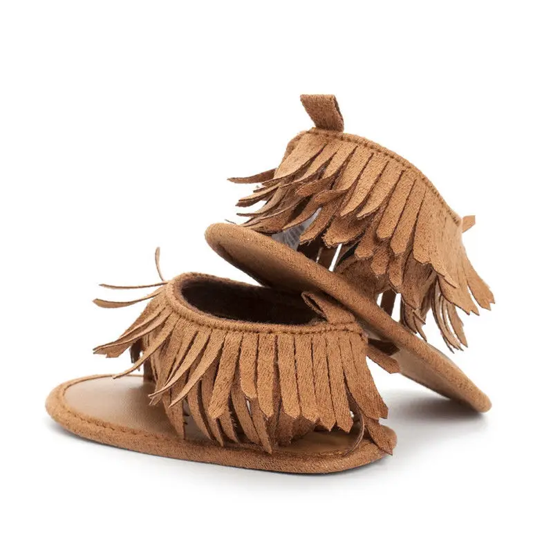 Citgeett Baby Shoes: Leather Fringe Tassel Summer Shoes (Infant 0-12M) 2 Citgeett Baby
  Shoes: Leather Fringe Tassel Summer Shoes (Infant 0-12M) - Image 2