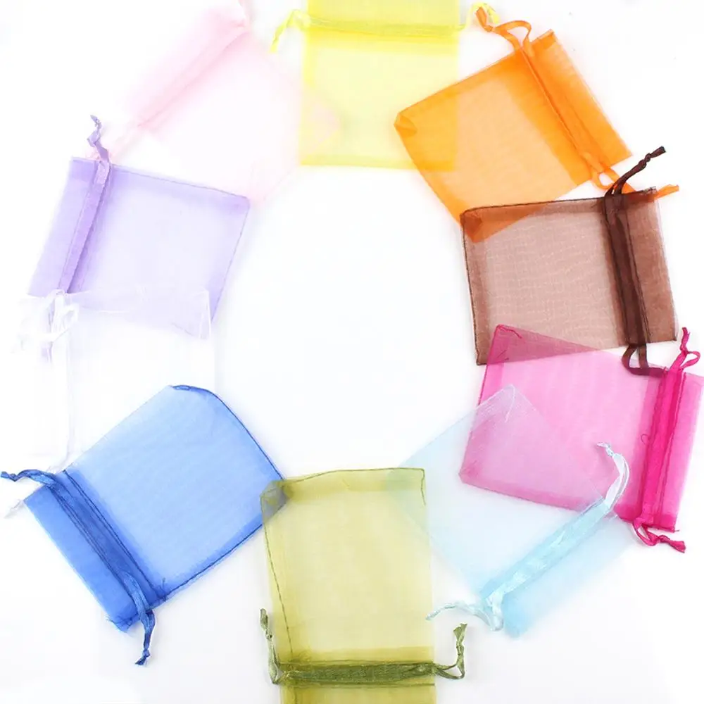 50pc Drawstring Organza Bags: Jewelry, Candy, Wedding Gift Pouches (Multi-Size) 2 50pc Drawstring Organza Bags: Jewelry,
  Candy, Wedding Gift Pouches (Multi-Size) - Image 2