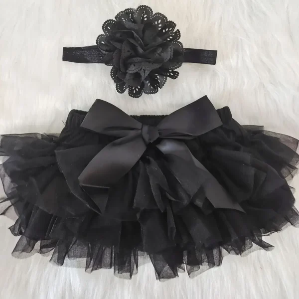 Baby Cotton
  Chiffon Ruffle Bloomers: Cute Diaper Cover & Summer Shorts - Image 4