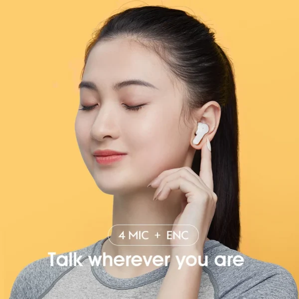 QCY T13 TWS Headphones: BT 5.1, 4 Mics,
  ENC HD Call, Touch Control - Image 2