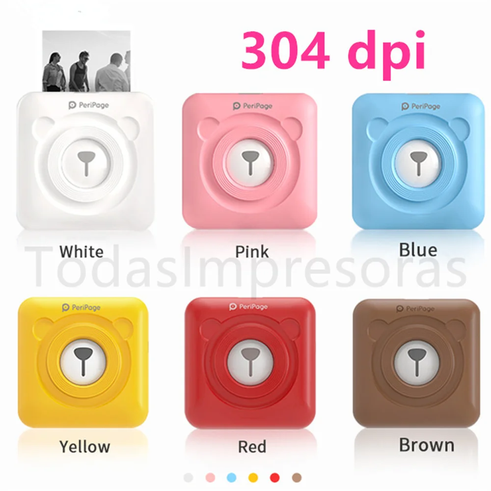 Peripage A6
  Mini Pocket Printer: 304dpi Bluetooth Thermal Photo Printer