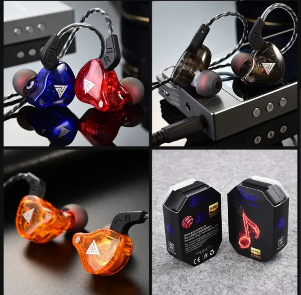 QKZ AK6 Wired Earbuds:
  Hand-Free Headphones w/ Mic for Gaming & Sport - Image 4