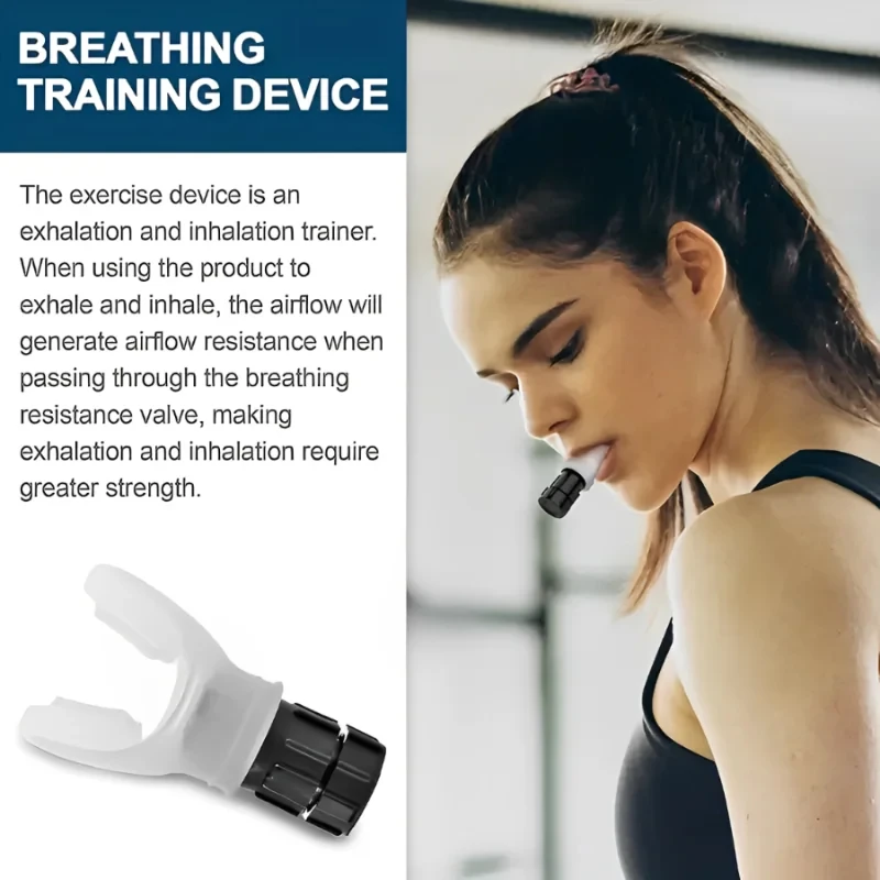 1Pc Breathing
  Exerciser for Lungs: Portable Adjustable Resistance Workout