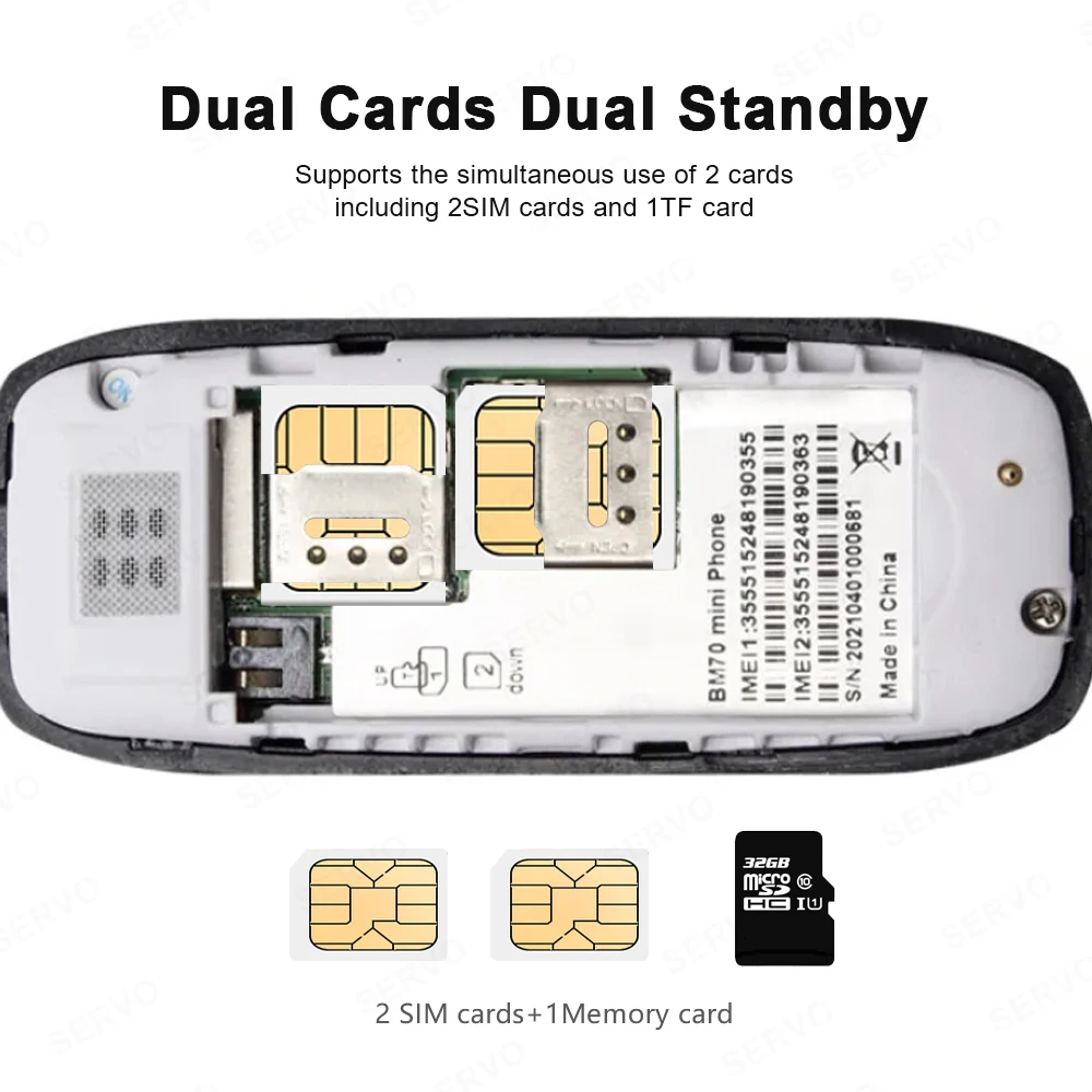 SERVO 2G GSM Mini Phone: Auto Call Record, Magic Voice, Low Radiation 2 SERVO 2G GSM
  Mini Phone: Auto Call Record, Magic Voice, Low Radiation - Image 2