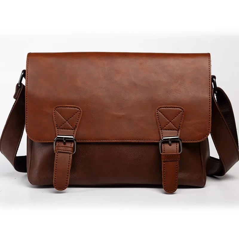Luxury Men's PU Leather Backpack: 15" Laptop, Large Capacity School/Travel 2 Luxury Men's PU Leather Backpack:
  15" Laptop, Large Capacity School/Travel - Image 2
