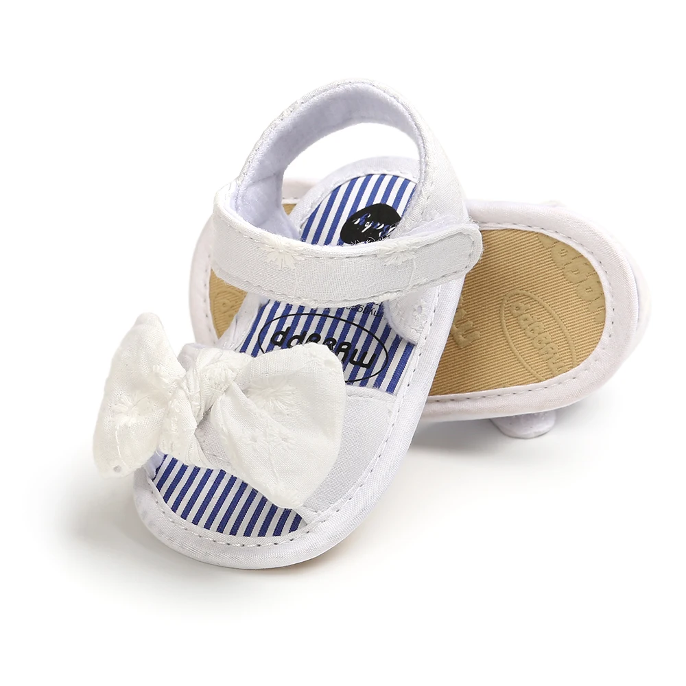 Baby Girl
  Sandals: Multicolor Bowknot Tassel Anti-slip Soft Sole Newborn
