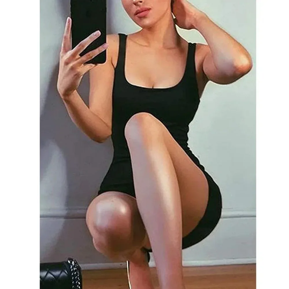 Summer Casual Sheath Dress: Spaghetti Strap, Sleeveless, Slim Stretch Vestidos 5 Summer Casual Sheath Dress: Spaghetti
  Strap, Sleeveless, Slim Stretch Vestidos - Image 5