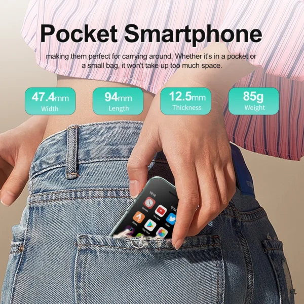 SERVO KING
  9000 Mini Smartphone: Android 10, 4G LTE, Face Recognition - Image 6