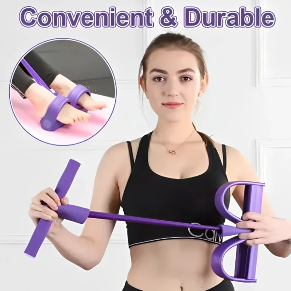 Four-Tube
  Pedal Tensioner: Multi-Functional Yoga Abdominal Strengthening - Image 3
