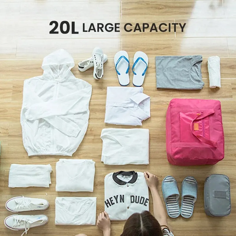 Lightweight Foldable Travel Duffel Bag: Unisex Tote Carry-On Weekender 3 Lightweight Foldable Travel Duffel Bag:
  Unisex Tote Carry-On Weekender - Image 3