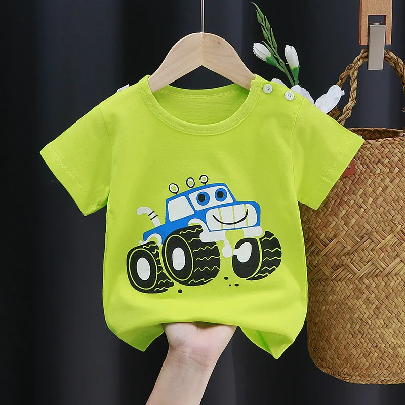 Baby Tops
  T-shirt: Cartoon Bears Graphic Tees Newborn Summer Clothes