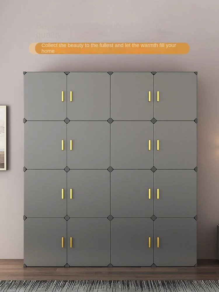 New Simple Wardrobe: Plastic Collapsible Sturdy Dustproof Cube Storage 3 New Simple Wardrobe: Plastic Collapsible
  Sturdy Dustproof Cube Storage - Image 3