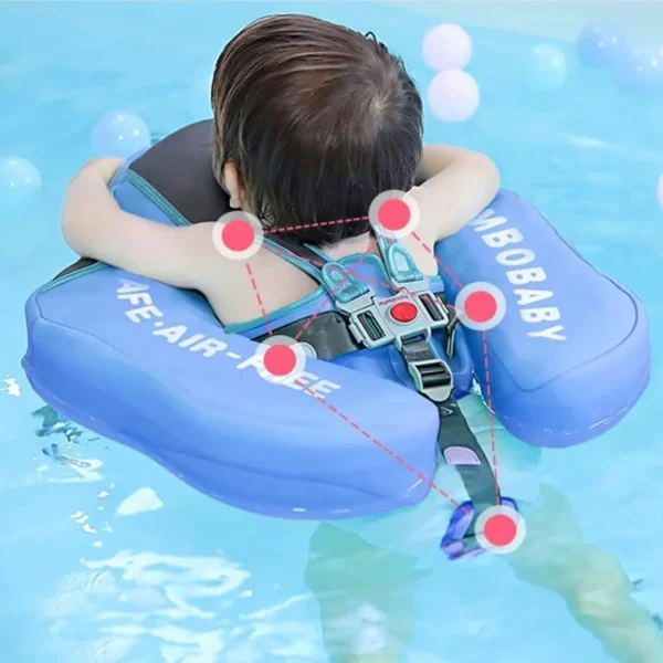 Mambobaby
  Float w/ Canopy: Non-Inflatable Swim Trainer for Pool - Image 2