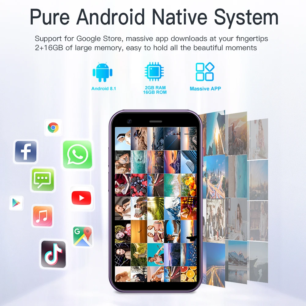 SERVO 15SE
  Mini Smartphone: 3G WCDMA Android, WiFi Hotspot, 3.0" Display