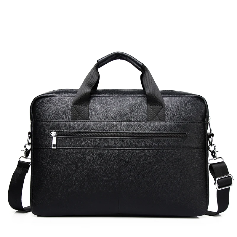 SCHLATUM Men's Genuine Leather Briefcase: Luxury 15.6" Laptop Office Bag 3 SCHLATUM Men's Genuine Leather Briefcase:
  Luxury 15.6" Laptop Office Bag - Image 3
