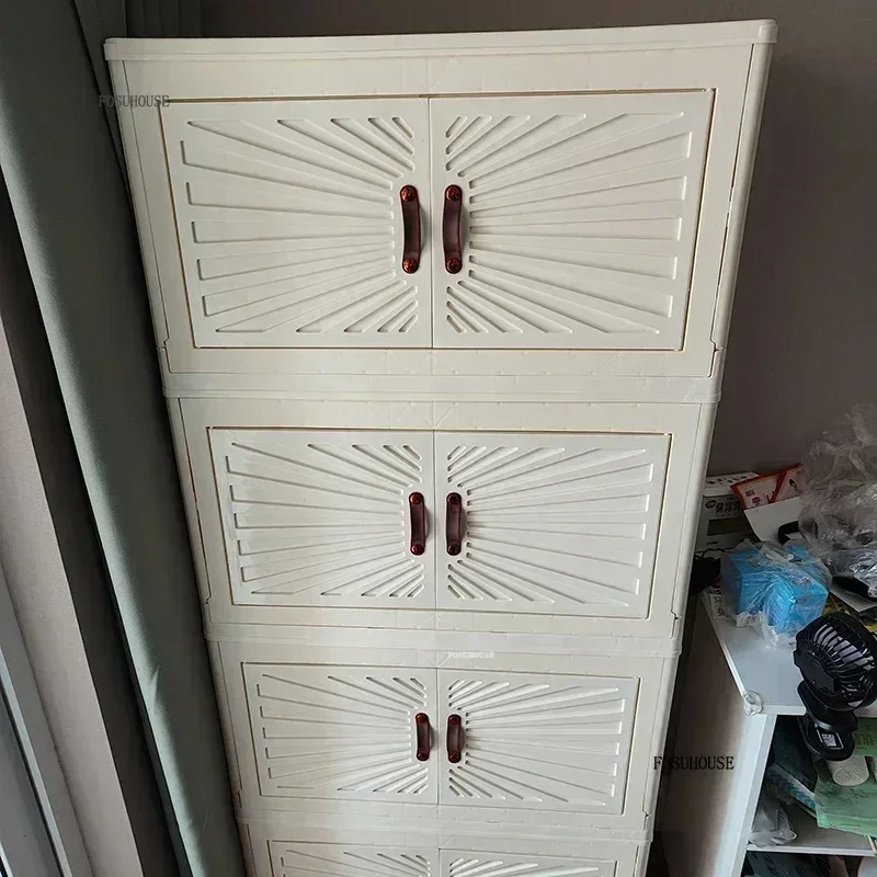 Nordic Folding Wardrobe: Simple Multi-Layer Closet Storage Locker 5 Nordic Folding Wardrobe: Simple
  Multi-Layer Closet Storage Locker - Image 5