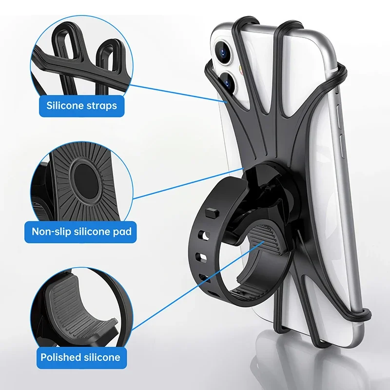 Bike Phone Holder: Bicycle & Motorcycle Stand for iPhone/Samsung/Xiaomi 2 Bike Phone Holder: Bicycle &
  Motorcycle Stand for iPhone/Samsung/Xiaomi - Image 2