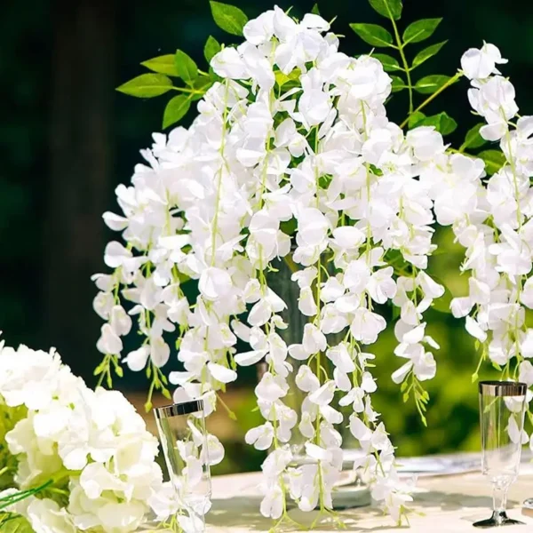 Artificial
  Vine: Home Festival Wedding Outdoor Garden Wall Wreath DIY Decor - Image 5