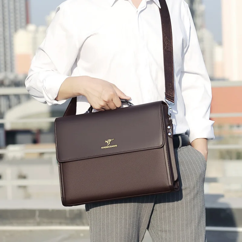 Kangaroo Brand Luxury Leather Messenger Bag: Men's Chest Crossbody Bag 4 Kangaroo Brand Luxury Leather Messenger
  Bag: Men's Chest Crossbody Bag - Image 4
