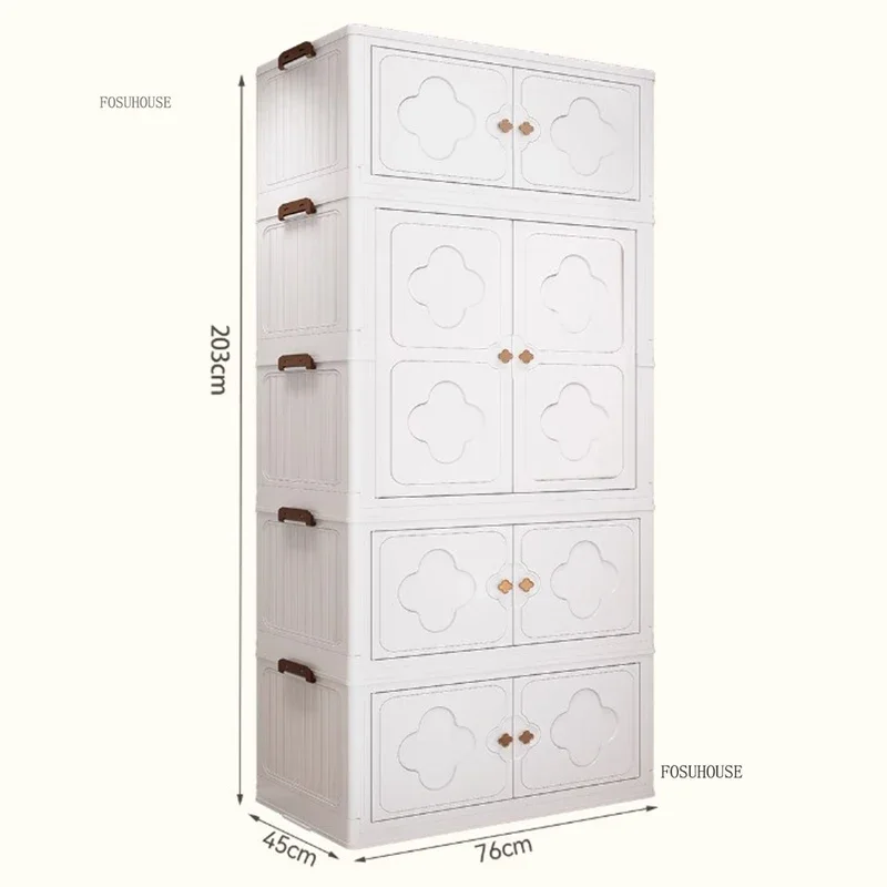 Nordic Folding Wardrobe: Simple Assembly Storage Locker for Rental Room 6 Nordic Folding Wardrobe: Simple Assembly
  Storage Locker for Rental Room - Image 6
