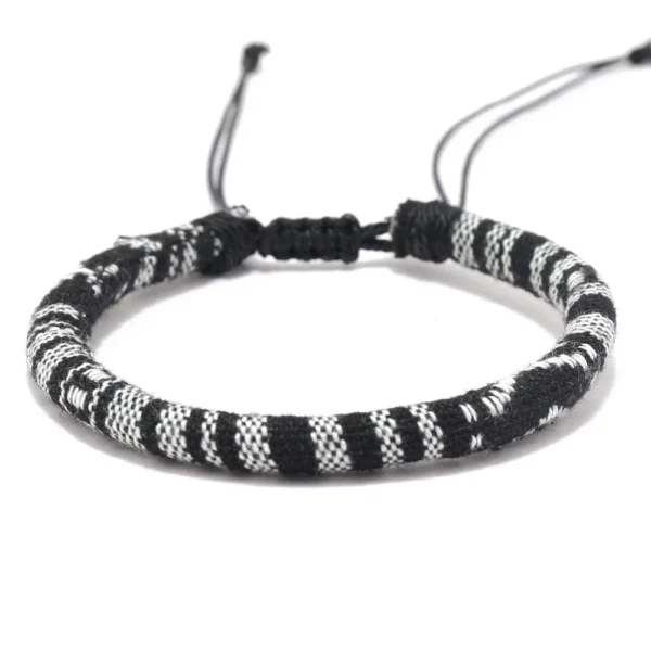 12Pcs Bohemian Surfer Bracelet Set:
  Braided Boho Summer Handmade Jewelry - Image 6