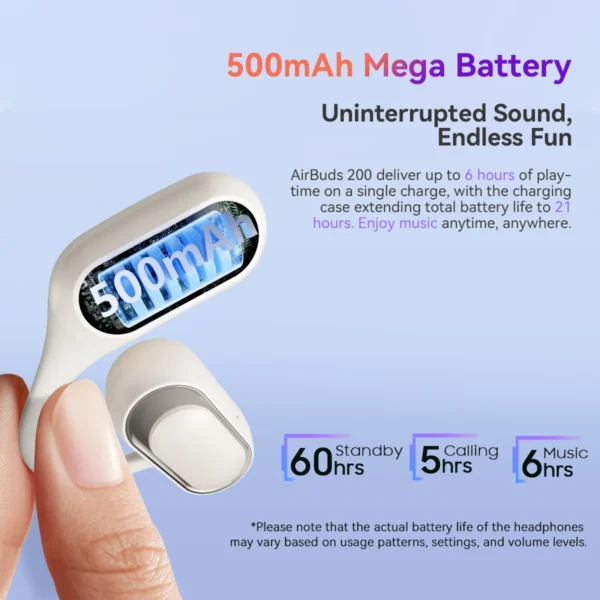 Blackview Airbuds 200: Portable Open-Ear
  Wireless Headphones, Touch Control - Image 6