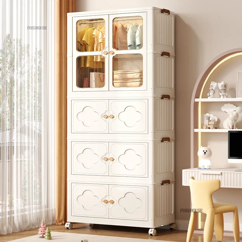 Nordic Folding Wardrobe: Simple Assembly Storage Locker for Rental Room 4 Nordic Folding Wardrobe: Simple Assembly
  Storage Locker for Rental Room - Image 4