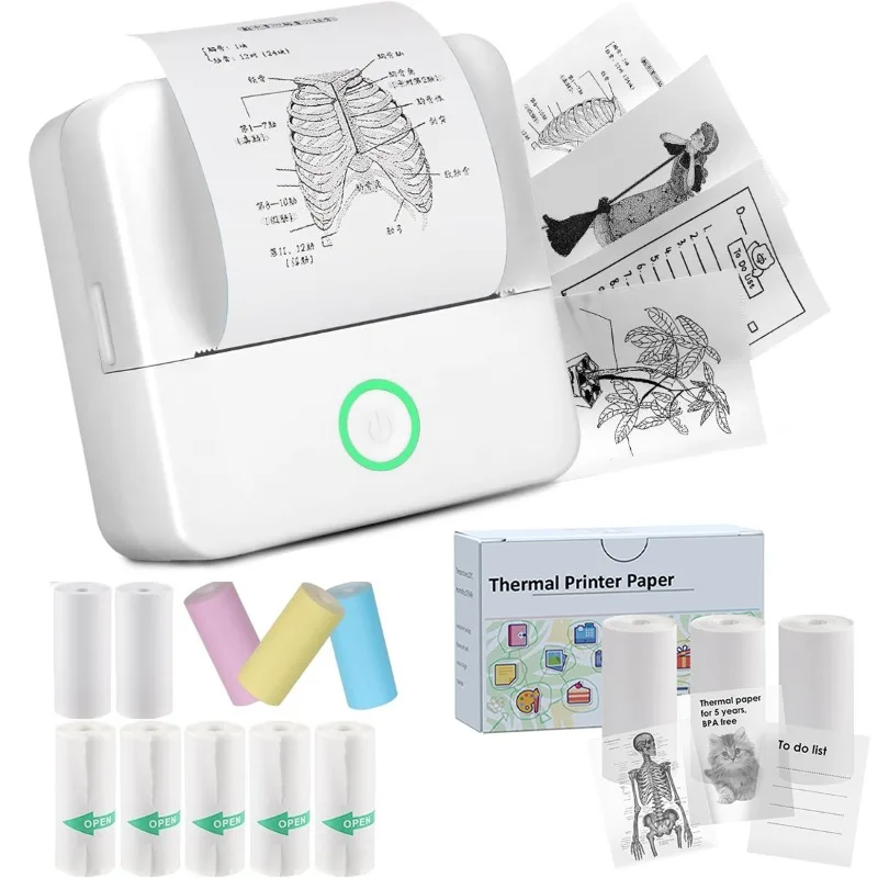Mini Inkless
  Thermal Printer: Pocket Bluetooth for Photo & Memo (Holiday Gift)