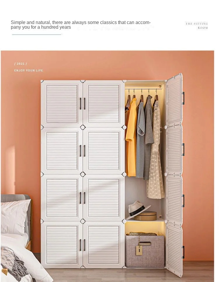 Household Wardrobe Organizer: Dustproof Collapsible Storage Cabinets 5 Household Wardrobe Organizer: Dustproof
  Collapsible Storage Cabinets - Image 5