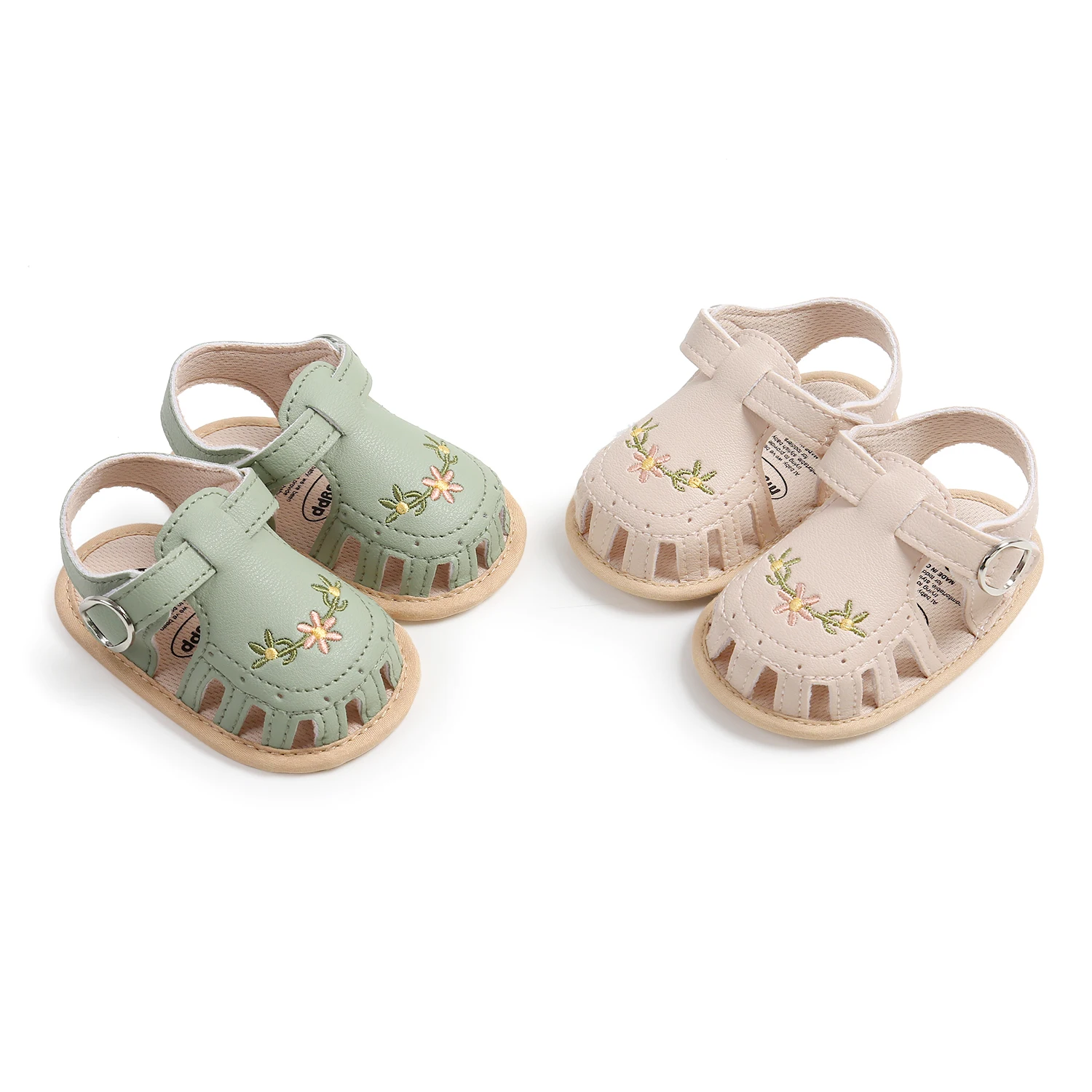 Baby Girl Sandals: Breathable Lightweight Summer Floral Wrap Toe Sandals 2 Baby Girl
  Sandals: Breathable Lightweight Summer Floral Wrap Toe Sandals - Image 2