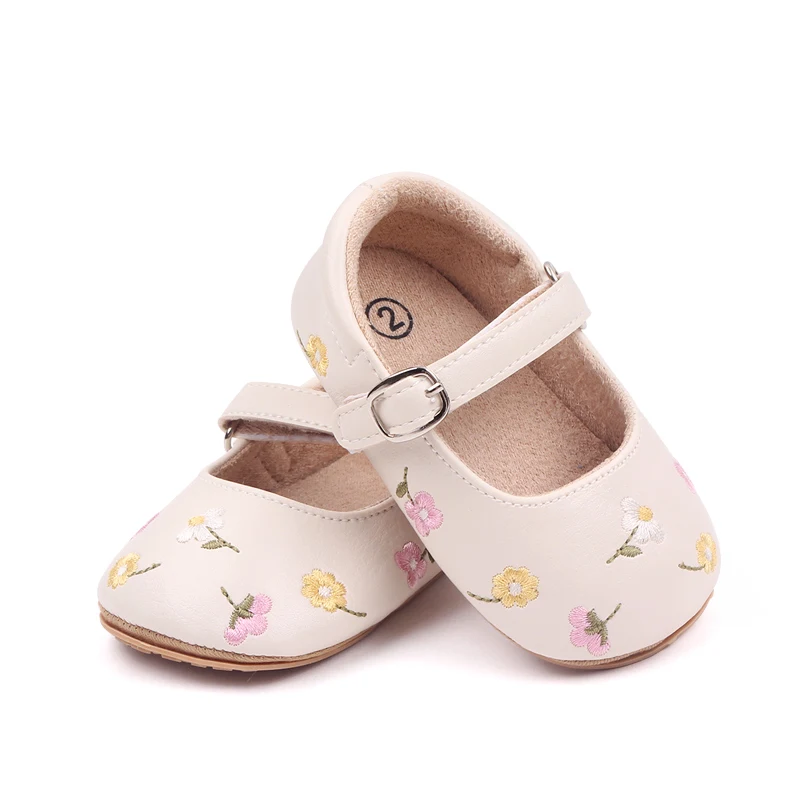 Baby Summer
  Sandal: Mary Jane Style Cute Embroidery Flower