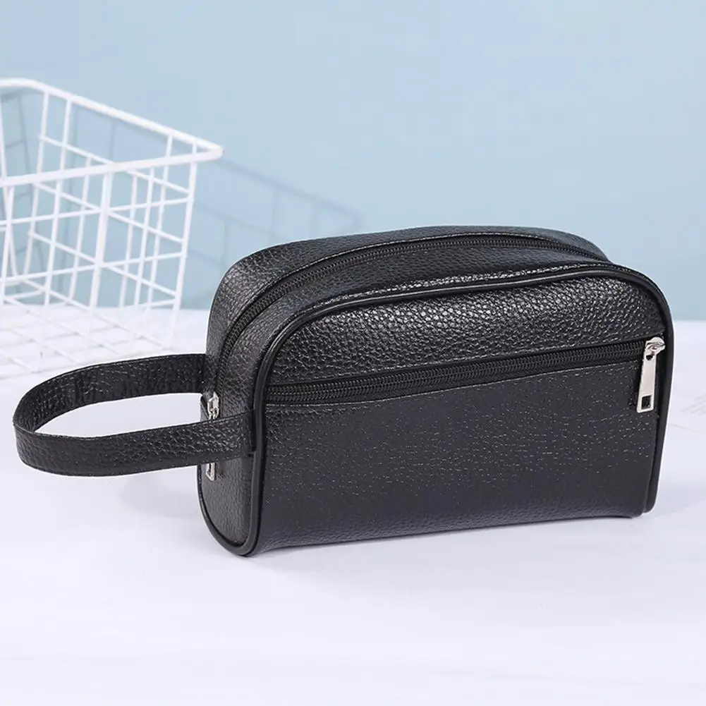 Vintage PU Leather Wristlet Bag: Small
  Cellphone Storage Handbag