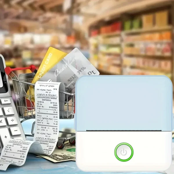 Mini HD
  Portable Label Printer: Inkless Thermal Bluetooth for Student Notes - Image 4
