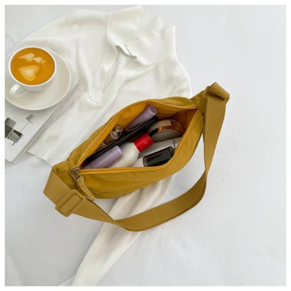 Casual Nylon Hobo Crossbody Bag:
  Designer Shoulder Tote for Travel/Shopper - Image 6