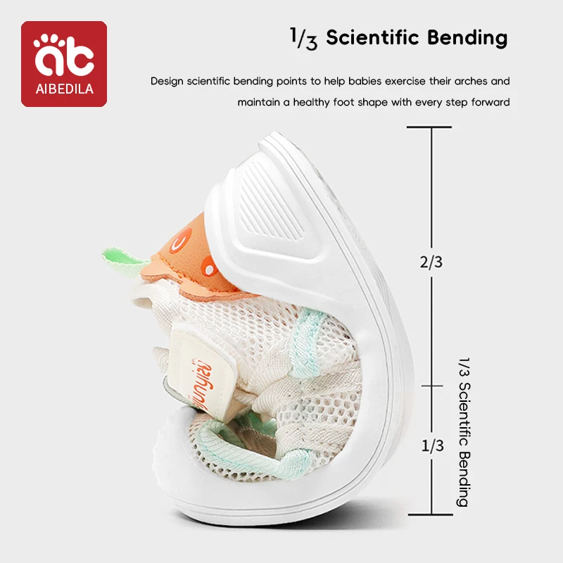 AIBEDILA Baby Sandals: Outdoor Sports Shoes Breathable Closed Toe Velcro 4 AIBEDILA Baby
  Sandals: Outdoor Sports Shoes Breathable Closed Toe Velcro - Image 4