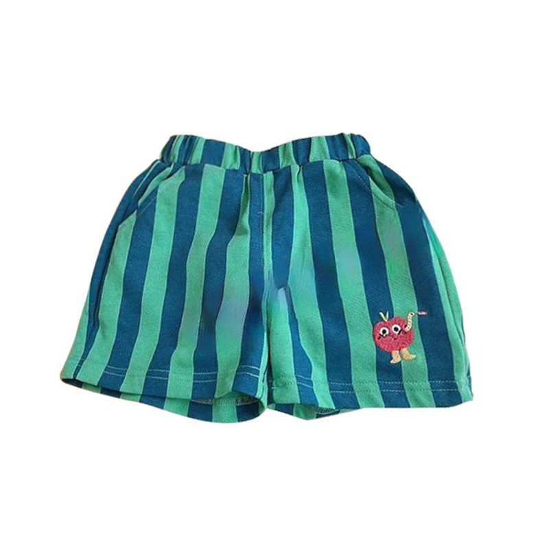 2PCS Korean Style Toddler Shorts: Elastic Band Striped Kids Casual Shorts 4 2PCS Korean
  Style Toddler Shorts: Elastic Band Striped Kids Casual Shorts - Image 4