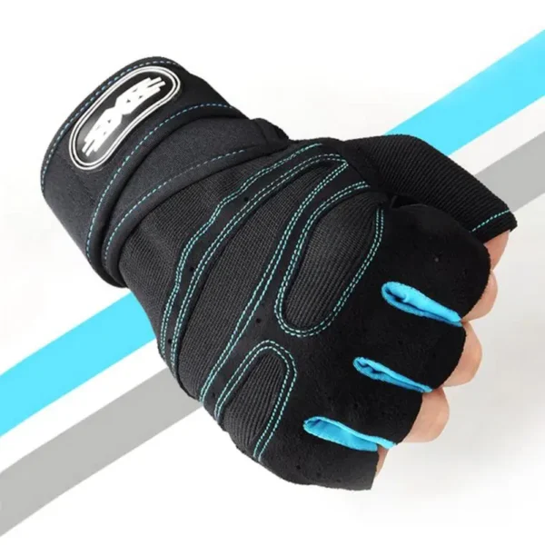 Heavyweight
  Gym Training Gloves: Half Finger, Non-Slip Wrist Support - Image 4