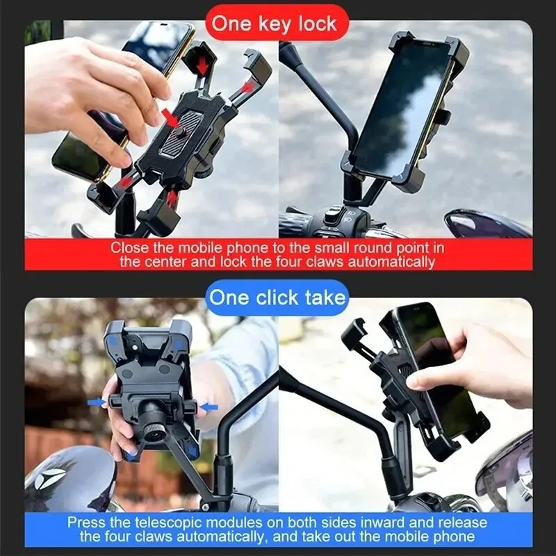 360° Rotatable Electric Bike Phone Holder: Non-slip MTB Motorcycle Mount 4 360° Rotatable Electric Bike Phone
  Holder: Non-slip MTB Motorcycle Mount - Image 4