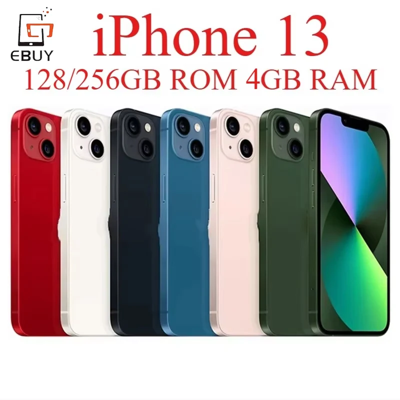 100% Original
  iPhone 13 5G: 6.1" Super Retina OLED (128GB/256GB)