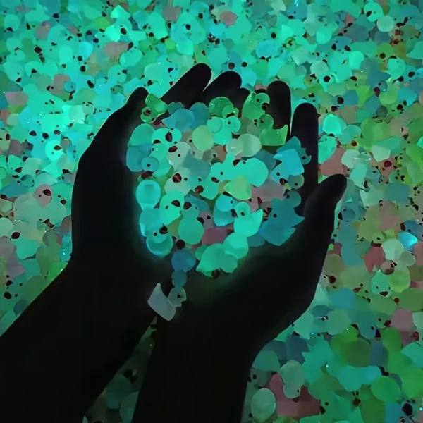 50PCS Glowing
  Mini Resin Little Ducks: Moss Microlandscape Garden Accessories - Image 12