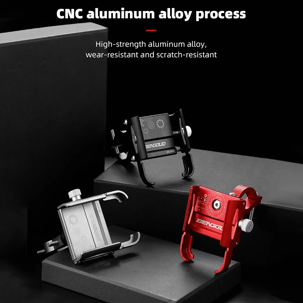 360° Rotation Bike Phone Holder: Aluminum Alloy MTB Motorcycle Handlebar Mount 3 360° Rotation Bike Phone Holder:
  Aluminum Alloy MTB Motorcycle Handlebar Mount - Image 3