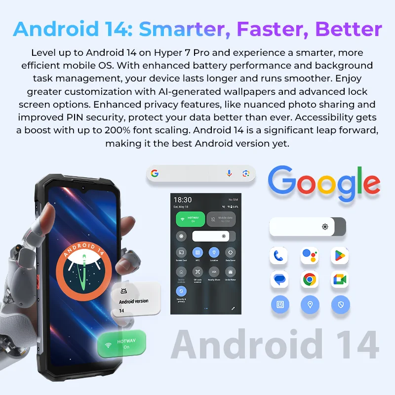 HOTWAV Hyper 7 Pro 5G Rugged Phone: 200MP, 120Hz, 10800mAh Battery 6 HOTWAV Hyper
  7 Pro 5G Rugged Phone: 200MP, 120Hz, 10800mAh Battery - Image 6