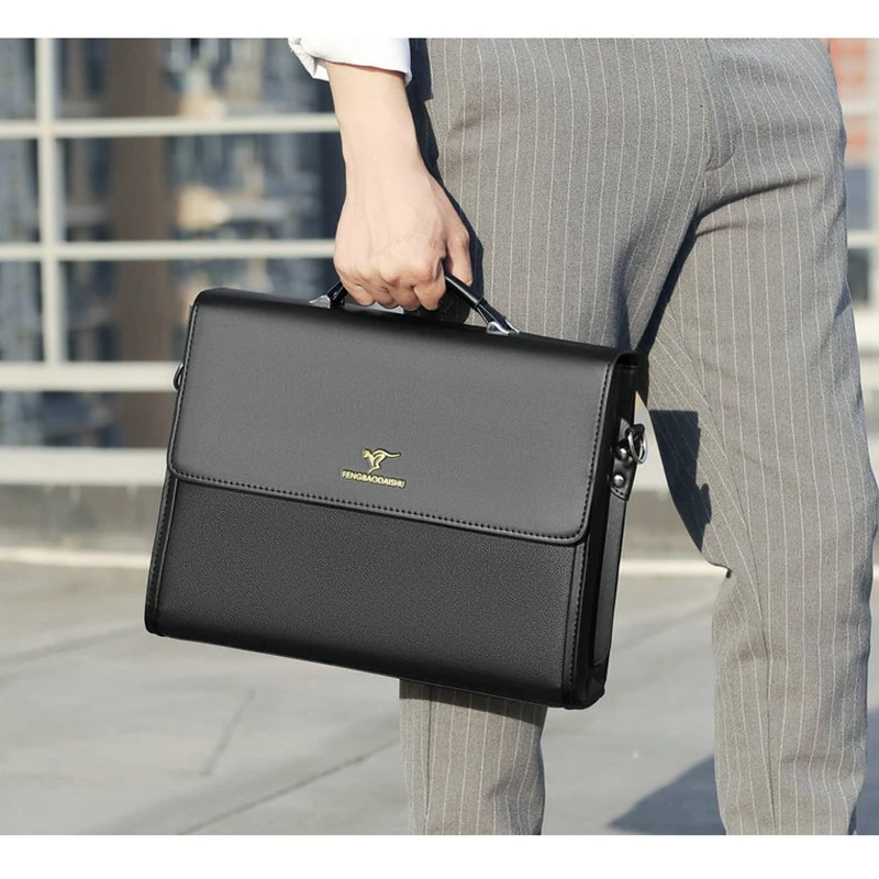 Kangaroo Brand Luxury Leather Messenger Bag: Men's Chest Crossbody Bag 5 Kangaroo Brand Luxury Leather Messenger
  Bag: Men's Chest Crossbody Bag - Image 5