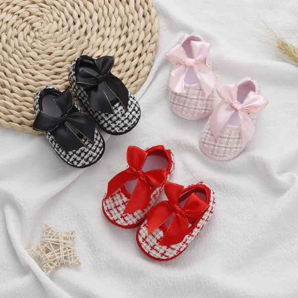 Baby Girls
  Retro Toddler Shoes: Flower Footwear Soft Bottom First Walkers - Image 5