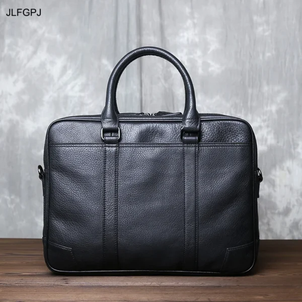 NZPJ Retro Leather Men's Shoulder Bag:
  Top Cowhide Messenger for 11" iPad
